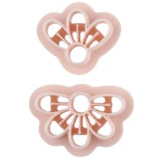 Juego de troqueles para pendientes con forma de flores de polímero biodegradable - Beige x1