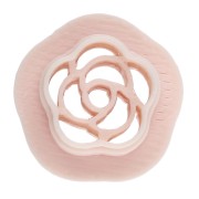 Mini cortapastas con forma de flor de 10 mm, de polímero biodegradable - Beige x1
