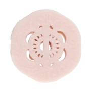 Mini cortapastas con forma de flor n.º 2, 10 mm, de polímero biodegradable - Beige x1