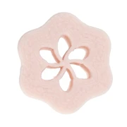 Mini cortapastas con forma de flor n.º 3, 10 mm, de polímero biodegradable - Beige x1