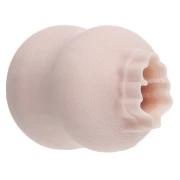 Mini cortapastas con forma de hoja de roble, 10 x 6 mm, de polímero biodegradable - Beige x1