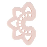Cortapastas de estilo criollo calado, 30 x 19 mm, de polímero biodegradable - Beige x1