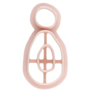 Molde para pendientes con diseño orgánico, de polímero biodegradable - Beige x1