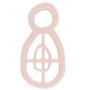 Molde para pendientes con diseño orgánico, de polímero biodegradable - Beige x1