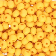 Cuentas de Rocalla Preciosa 6/0 de 4 mm - Permalux Dark Yellow Mat x20g