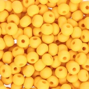 Cuentas de Rocalla Preciosa 6/0 de 4 mm - Permalux Dark Yellow Mat x20g