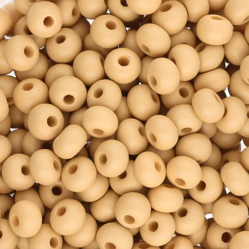 Cuentas de Rocalla Preciosa 6/0 de 4 mm - Permalux amarillo marrón mate x20g