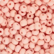 Cuentas de Rocalla Preciosa 6/0 de 4 mm - Permalux Apricot Mat x20g