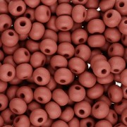 Cuentas de Rocalla Preciosa 6/0 de 4 mm - Permalux Brown Mat x20g