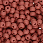 Cuentas de Rocalla Preciosa 6/0 de 4 mm - Permalux Brown Mat x20g