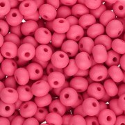 Cuentas de Rocalla Preciosa 6/0 de 4 mm - Permalux Red Mat x20g