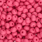 Cuentas de Rocalla Preciosa 6/0 de 4 mm - Permalux Red Mat x20g