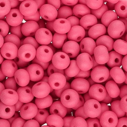 Cuentas de Rocalla Preciosa 6/0 de 4 mm - Permalux Red Mat x20g