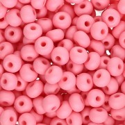 Cuentas de Rocalla Preciosa 6/0 de 4 mm - Permalux Pink Mat x20g