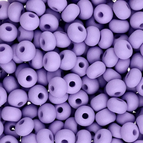 Cuentas de Rocalla Preciosa 6/0 de 4 mm - Permalux Lavender Mat x20g
