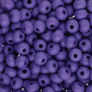 Cuentas de Rocalla Preciosa 6/0 de 4 mm - Permalux Dark Violet Mat x20g