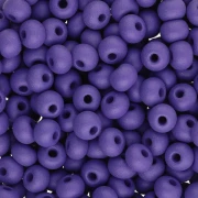 Cuentas de Rocalla Preciosa 6/0 de 4 mm - Permalux Dark Violet Mat x20g