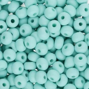 Cuentas de Rocalla Preciosa 6/0 de 4 mm - Permalux Mint Mat x20g