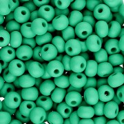 Cuentas de Rocalla Preciosa 6/0 de 4 mm - Permalux Sea Green Mat x20g