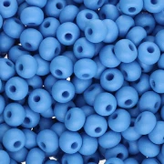 Cuentas de Rocalla Preciosa 6/0 de 4 mm - Permalux Light Blue Mat x20g