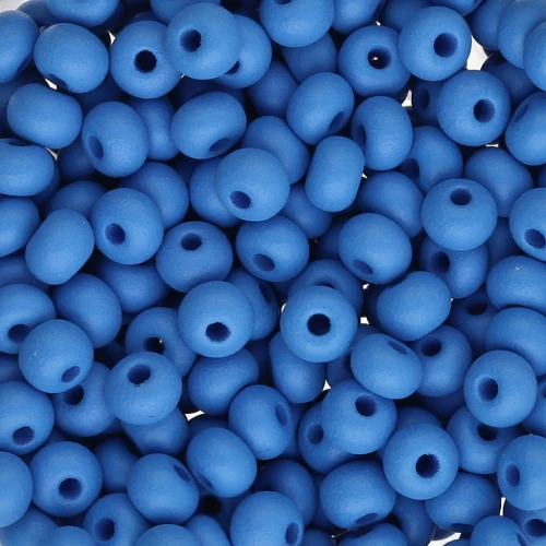 Cuentas de Rocalla Preciosa 6/0 de 4 mm - Permalux Blue Mat x20g