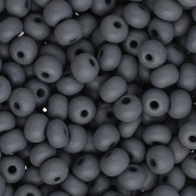Cuentas de Rocalla Preciosa 6/0 de 4 mm - Permalux Grey Mat x20g