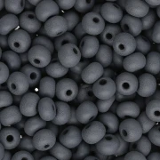 Cuentas de Rocalla Preciosa 6/0 de 4 mm - Permalux Grey Mat x20g