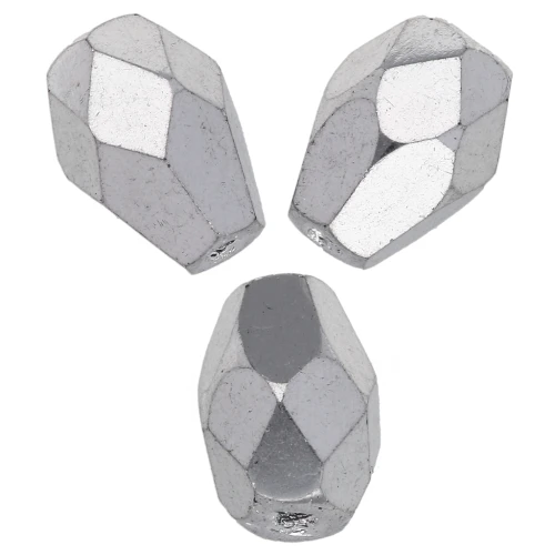 Cuentas en forma de pera facetadas de 7x5 mm - Crystal Labrador Full x25