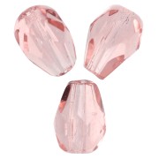 Peach - Cuentas en forma de pera facetadas de 7x5 mm - Melocotón x25 Cuentas en forma de pera facetadas de 7x5 mm - Melocotón x25