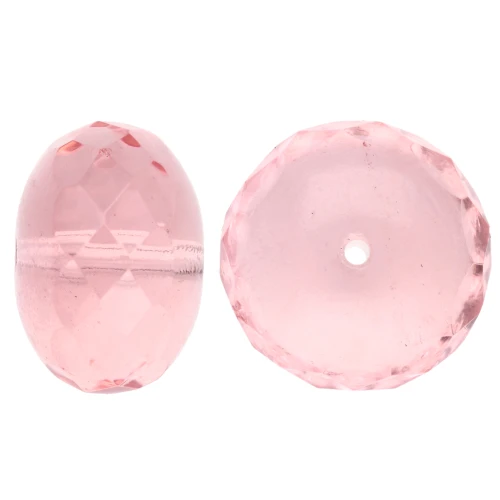 Cuentas en forma de donuts de 17 x 11 mm - Rosaline x1