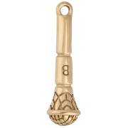 Dije micro 20 x 5,5 mm - Acero inoxidable 316 Dorado x1|raw }}