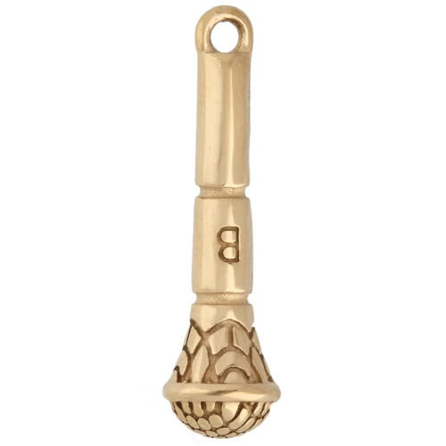 Dije micro 20 x 5,5 mm - Acero inoxidable 316 Dorado x1