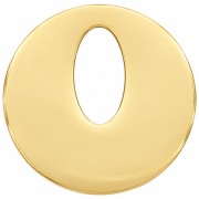 Oro 18 quilates - Colgante redondo hueco de 21 mm - Acero inoxidable 316L dorado x1 Colgante redondo hueco de 21 mm - Acero inoxidable 316L dorado x1
