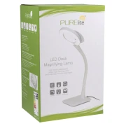 Lámpara de escritorio con lupa LED PURElite x1