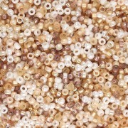 Mezcla de Rocallas Miyuki 15/0 MIX-50 - Au Natural x8 g