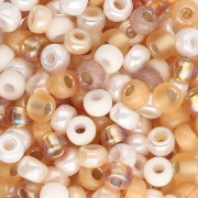 Mezcla de Rocallas Miyuki 6/0 MIX-50 - Au Natural x8 g