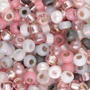 Blanco - Mezcla de Rocallas Miyuki 6/0 MIX-51 - Piedra lunar x8 g Mezcla de Rocallas Miyuki 6/0 MIX-51 - Piedra lunar x8 g
