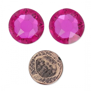 Strass Hotfix PureCrystal 4 mm Fuchsia x36