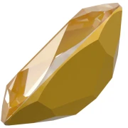 Cabujón PureCrystal 4120 14 x 10 mm - Crystal Tuscan Yellow Lux x1