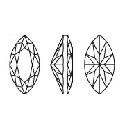 Lanzadera PureCrystal 4228 10 x 5 mm - Crystal Blue Muse Lux x1