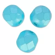 Facetadas 6 mm Pastel Aqua x25