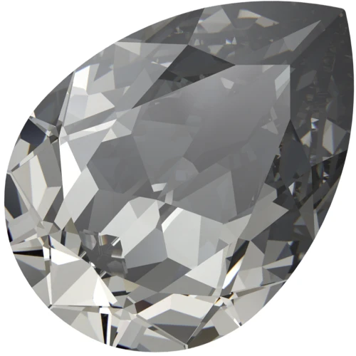 Cabujón PureCrystal 4320, 18 x 13 mm - Crystal Urban Grey, 1 unidad