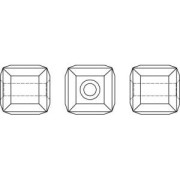 Cubo PureCrystal 5601 de 8 mm - Crystal Urban Grey x1