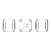 Cubo PureCrystal 5601 de 8 mm - Crystal Urban Grey x1