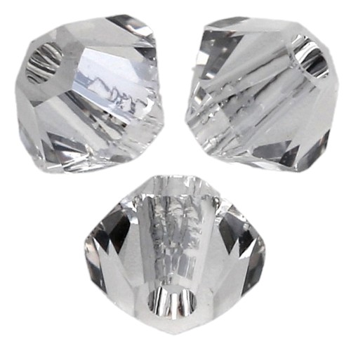 Tupías de cristal PureCrystal 5328 de 3 mm, color Crystal Urban Grey, 50 unidades