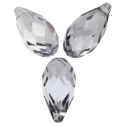 Gotas PureCrystal 6010 11 x 5,5 mm - Crystal Urban Grey x4