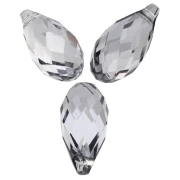 Gotas PureCrystal 6010 11 x 5,5 mm - Crystal Urban Grey x4
