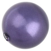 Concha semiperforada PureCrystal 5818 de 8 mm - Crystal Iris Pearl x1