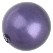 Concha semiperforada PureCrystal 5818 de 8 mm - Crystal Iris Pearl x1