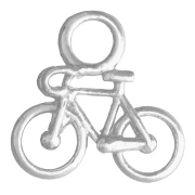 Dije de bicicleta 12,5 x 13 mm - Plata 925 x 1